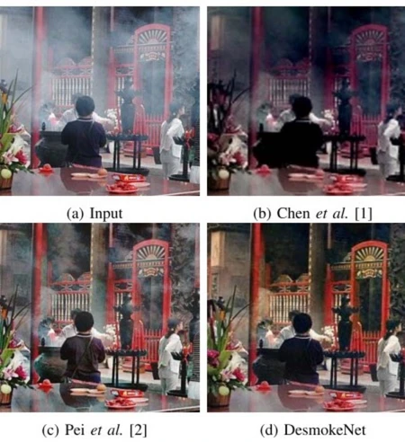 DesmokeNet image smoke removal research figure